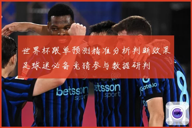 世界杯跟单预测精准分析判断效果足球迷必备竞猜参与数据研判